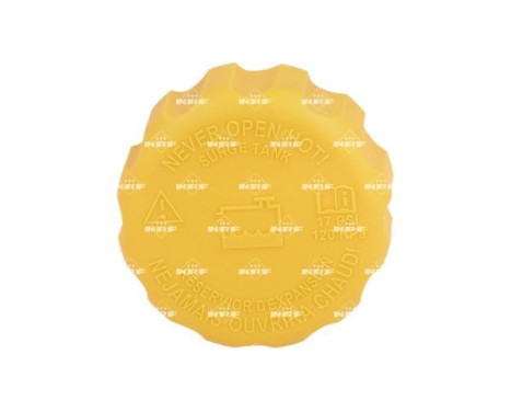 Closing cover, coolant reservoir