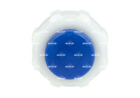 Closing cover, coolant reservoir