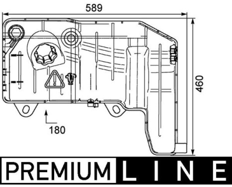 Expansion Tank, coolant BEHR *** PREMIUM LINE ***