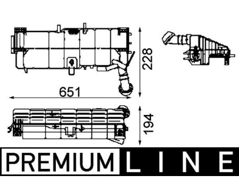 Expansion Tank, coolant BEHR *** PREMIUM LINE ***