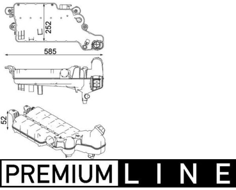 Expansion Tank, coolant BEHR *** PREMIUM LINE ***