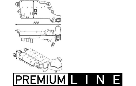 Expansion Tank, coolant BEHR *** PREMIUM LINE ***