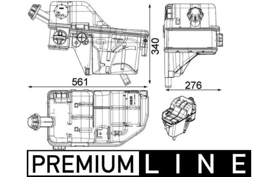 Expansion Tank, coolant BEHR *** PREMIUM LINE ***