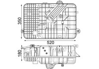 Expansion Tank, coolant BEHR *** PREMIUM LINE ***