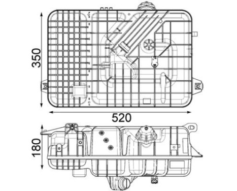 Expansion Tank, coolant BEHR *** PREMIUM LINE ***