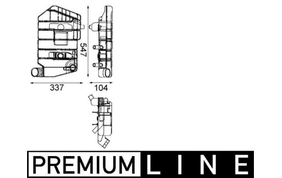 Expansion Tank, coolant BEHR *** PREMIUM LINE ***