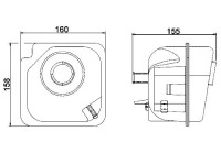 Expansion Tank, coolant BEHR