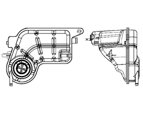 Expansion Tank, coolant BEHR