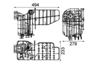 Expansion Tank, coolant BEHR