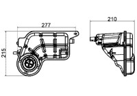 Expansion Tank, coolant BEHR
