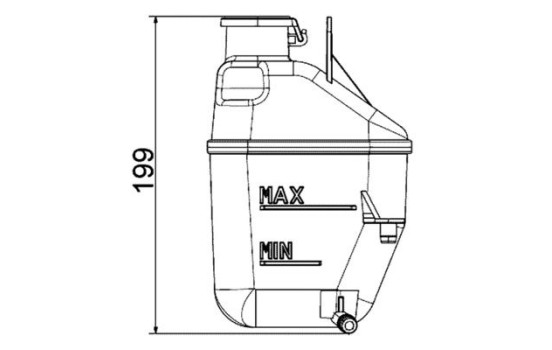 Expansion Tank, coolant BEHR