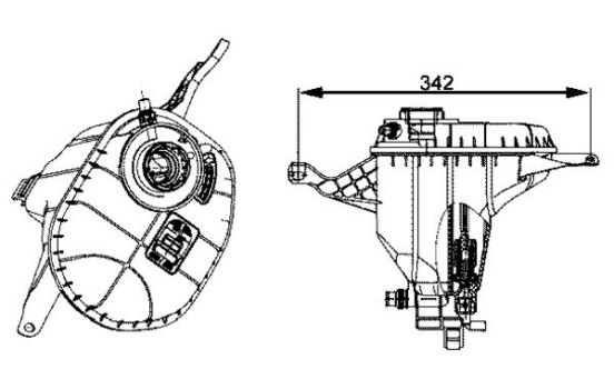 Expansion Tank, coolant BEHR
