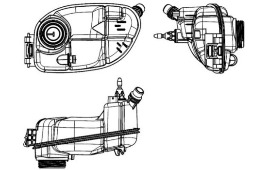 Expansion Tank, coolant BEHR