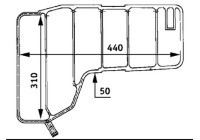 Expansion Tank, coolant BEHR