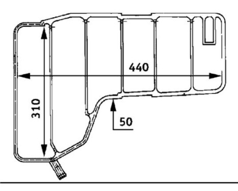 Expansion Tank, coolant BEHR