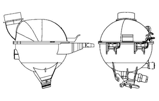 Expansion Tank, coolant BEHR
