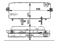 Expansion Tank, coolant BEHR