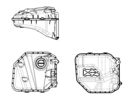 Expansion Tank, coolant EASY FIT, Image 4