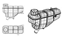 Expansion Tank, coolant EASY FIT