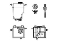Expansion Tank, coolant EASY FIT