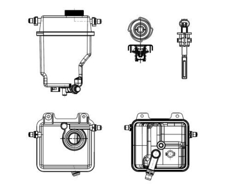 Expansion Tank, coolant EASY FIT