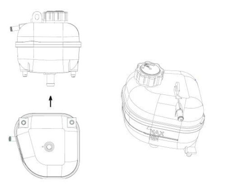 Expansion Tank, coolant EASY FIT, Image 2