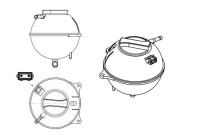 Expansion Tank, coolant EASY FIT