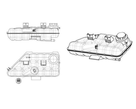 Expansion Tank, coolant EASY FIT, Image 5