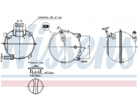 Expansion Tank, coolant ** FIRST FIT **, Image 6