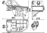 Expansion tank, coolant