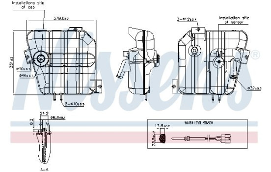 Expansion Tank, coolant, Image 2