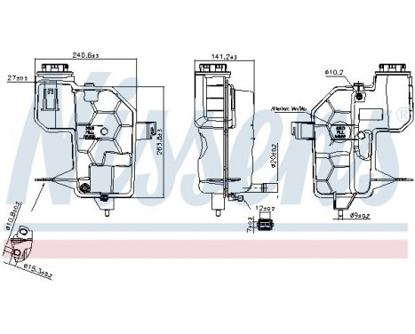 Expansion Tank, coolant, Image 5