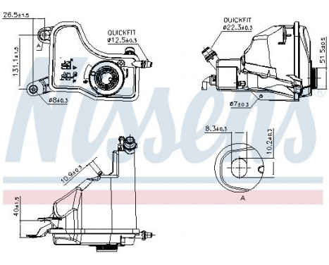 Expansion Tank, coolant, Image 6