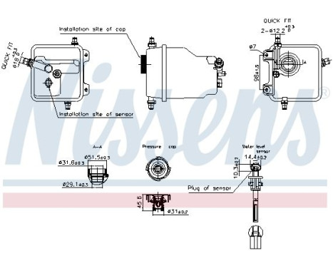 Expansion Tank, coolant, Image 6