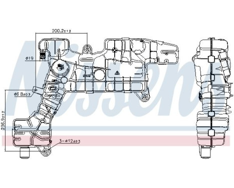 Expansion tank, coolant