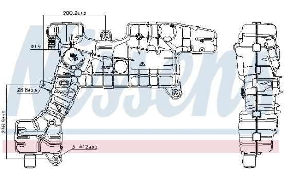 Expansion tank, coolant