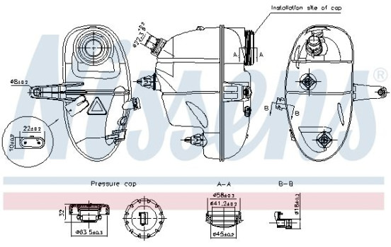 Expansion tank, coolant