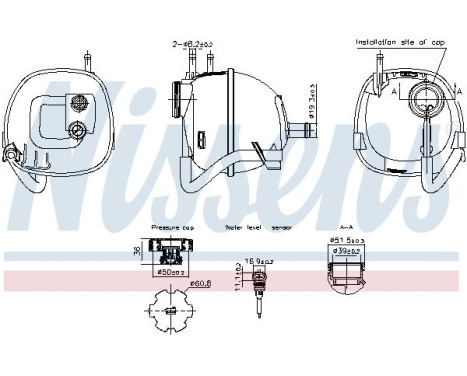 Expansion tank, coolant