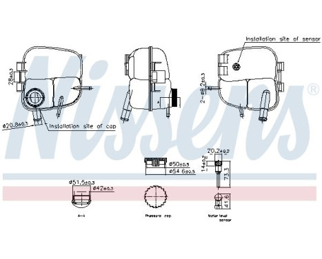 Expansion tank, coolant