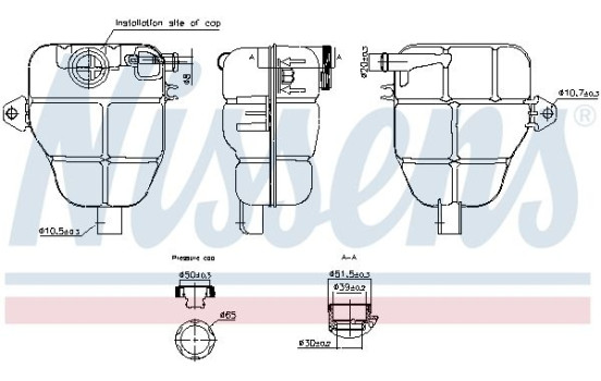 Expansion tank, coolant