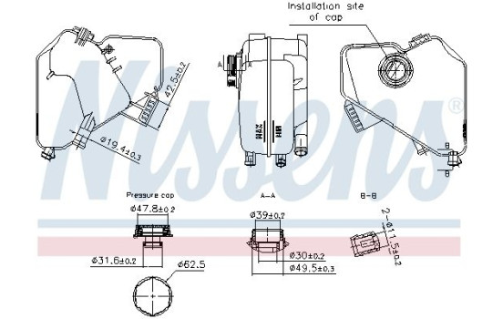 Expansion tank, coolant