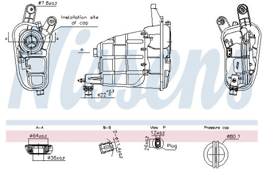 Expansion tank, coolant