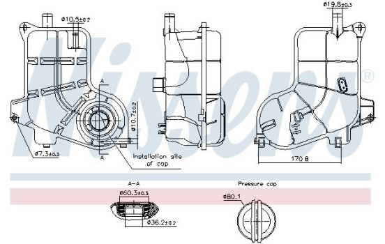 Expansion tank, coolant