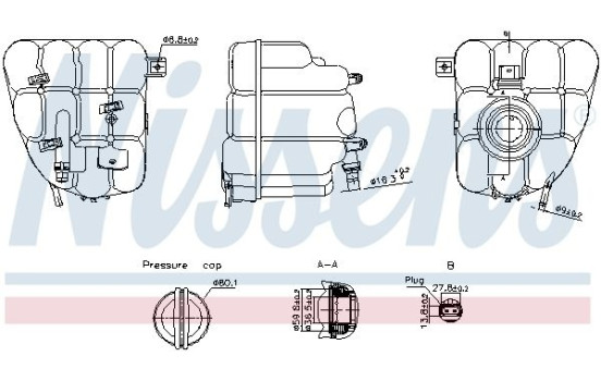 Expansion tank, coolant