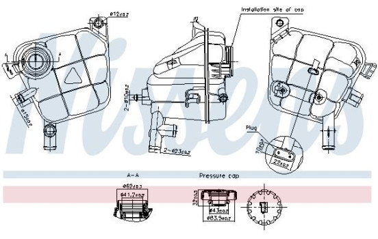 Expansion tank, coolant