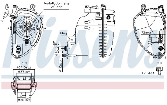 Expansion tank, coolant