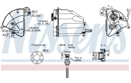 Expansion tank, coolant