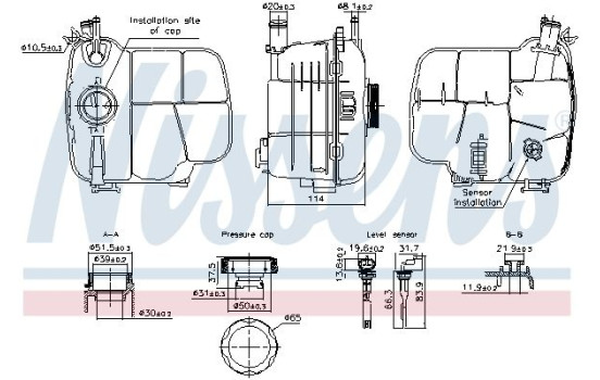 Expansion tank, coolant