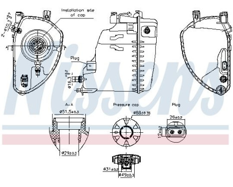Expansion tank, coolant