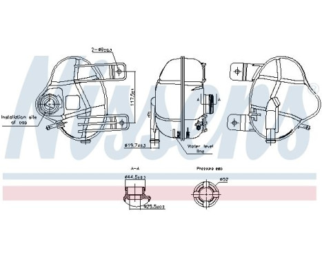 Expansion tank, coolant
